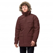 Jack Wolfskin Parka Glacier Canyon (wodoodporny i wiatroszczelny, bez PFC) czerwony męski